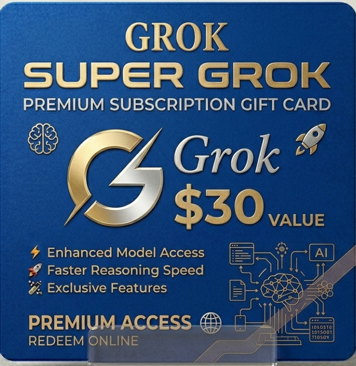 Grok Super Grok 月卡代充销售图